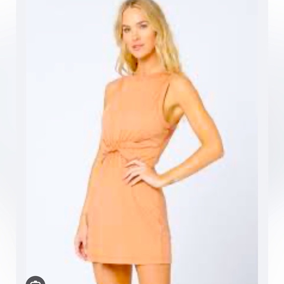 NWT L*SPACE Seaview Dress color Putty - Picture 1 of 15